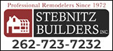 Stebnitz Builders Inc Sponsorship Banner